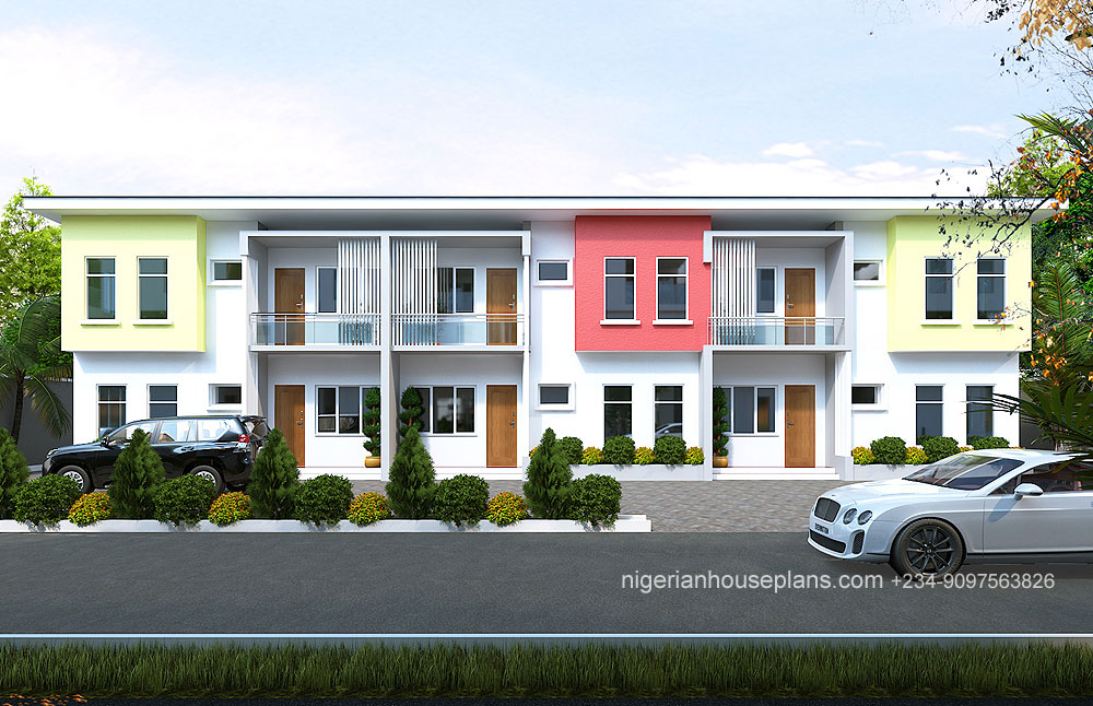 4 bedroom terrace duplexes (Ref. 4055)