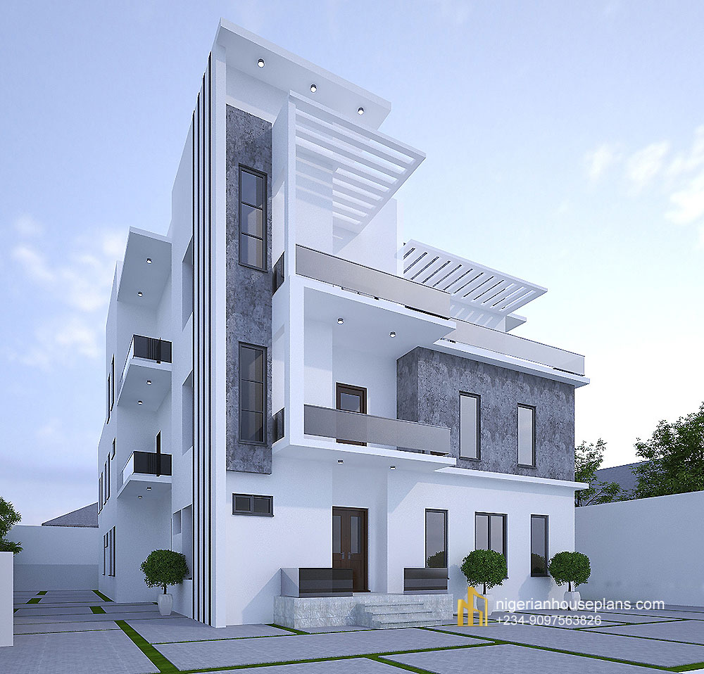 5 bedroom duplex with pent floor (CS-5803)