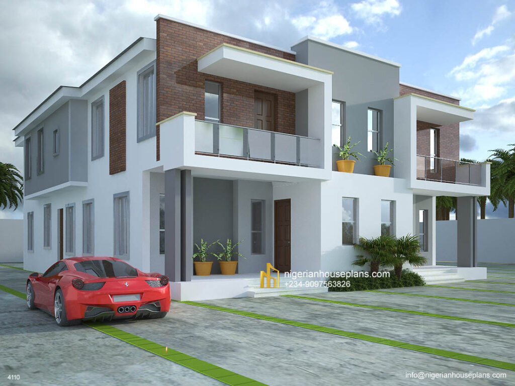 4 bedroom semi detached duplex (Ref. 4110)