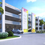 Filling station and multi level car-park