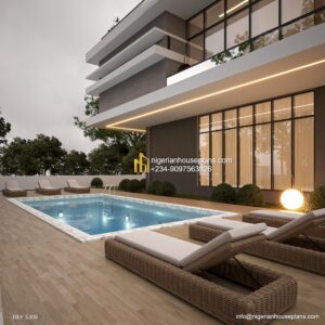 5 bedroom duplex with pent floor (Ref 5309)