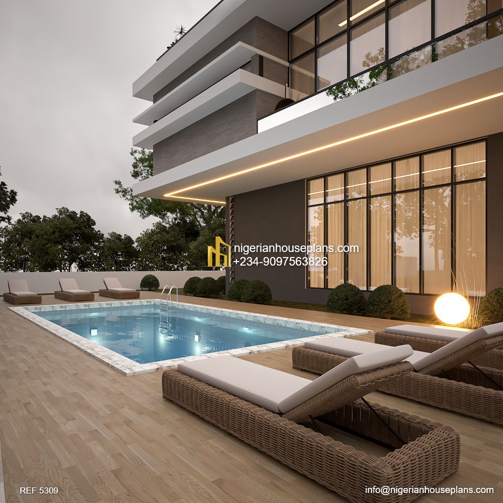 5 bedroom duplex with pent floor (Ref 5309)