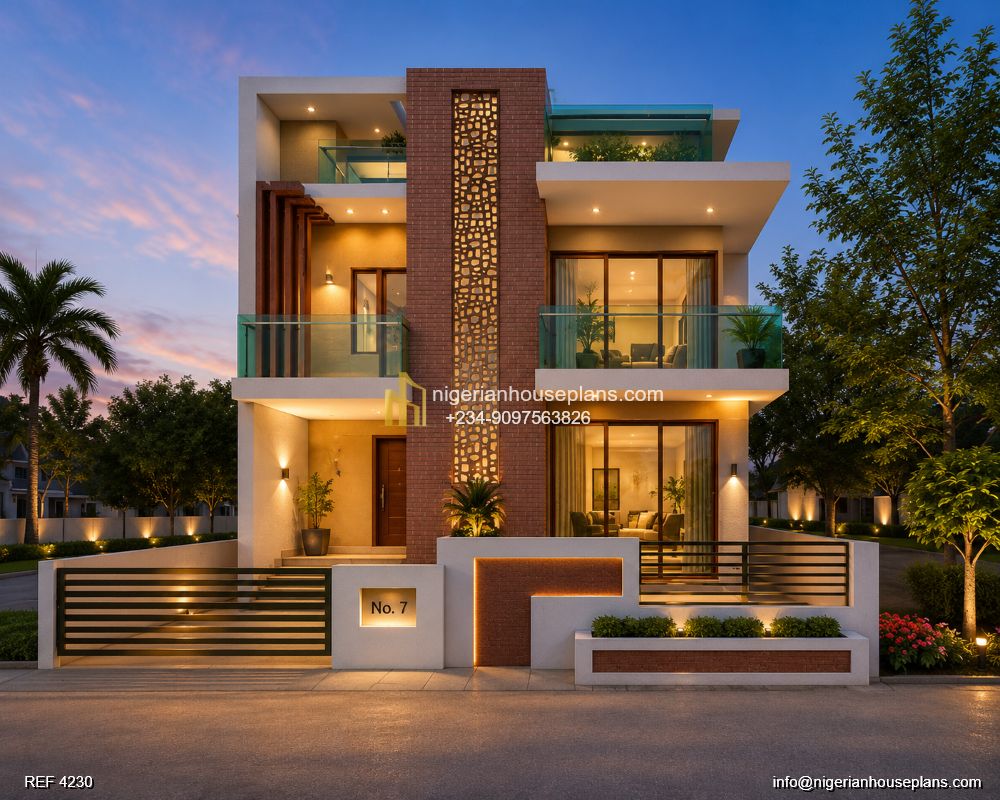 4 bedroom duplex with pent (Ref 4230)