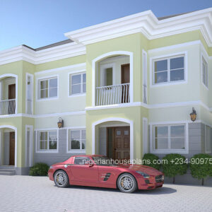 3 bedroom semi detached duplex (Ref. 3027)