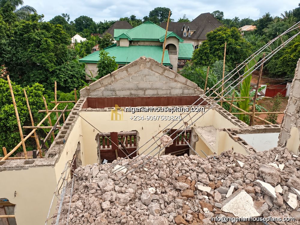 Old house remodeling at Abagana, Anambra State