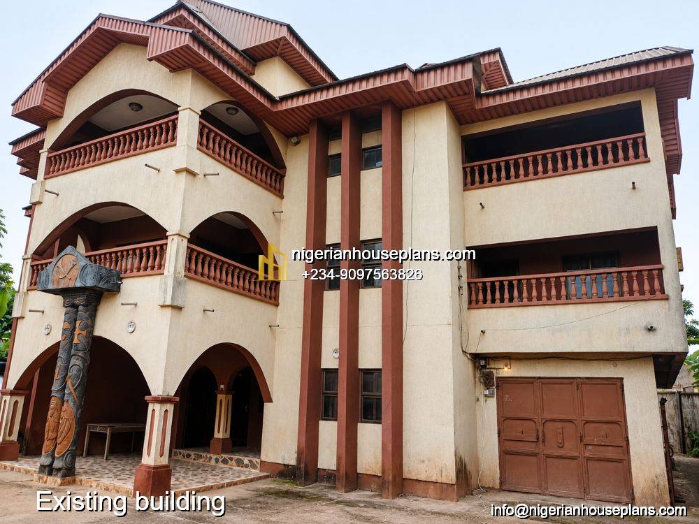 Old house remodeling at Abagana, Anambra State