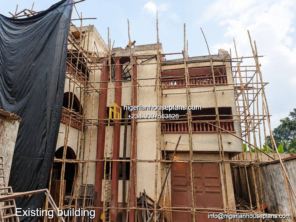 Old house remodeling at Abagana, Anambra State
