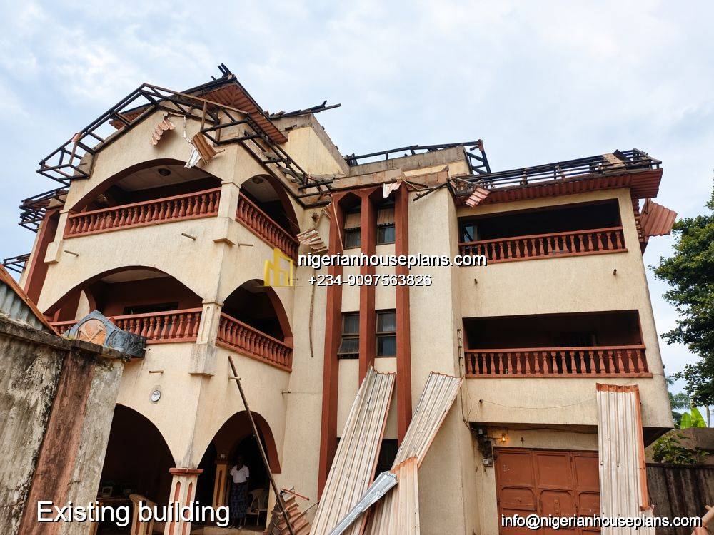 Old house remodeling at Abagana, Anambra State