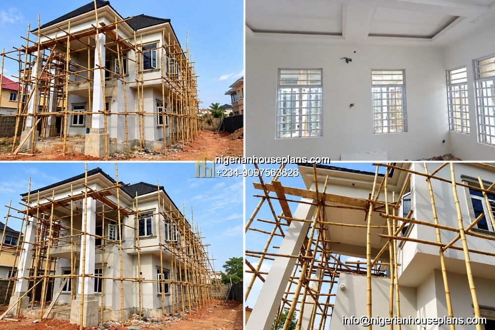 Residential building built in Asaba, Delta State