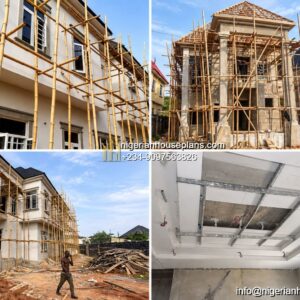 Residential building built in Asaba, Delta State