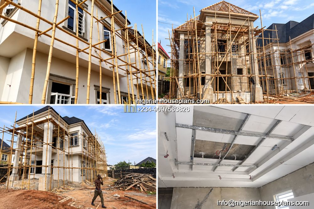 Residential building built in Asaba, Delta State
