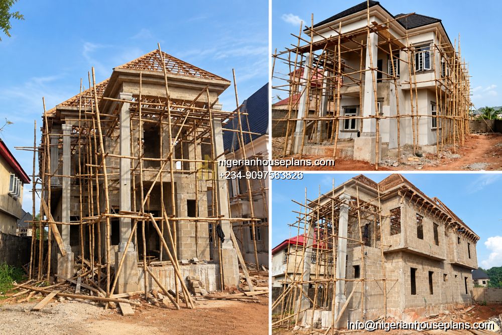 Residential building built in Asaba, Delta State